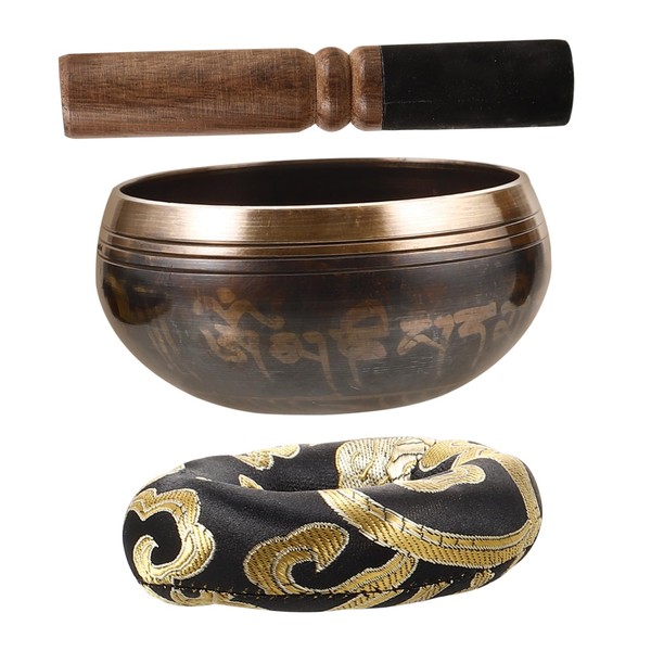 Kisangel 1 Set Meditation Singing Bowl Multi Function Sound Bowl