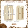 AHANDMAKER 10pcs Weaving Cards, Belt Weaving Kit Wooden Belt Weaving