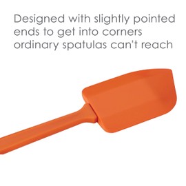Rachael Ray 3-Piece Spatula Utensil Set, Orange