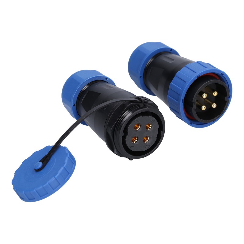 Aviation Plug Socket IP68 Waterproof Solderless Male Female Pair Connector