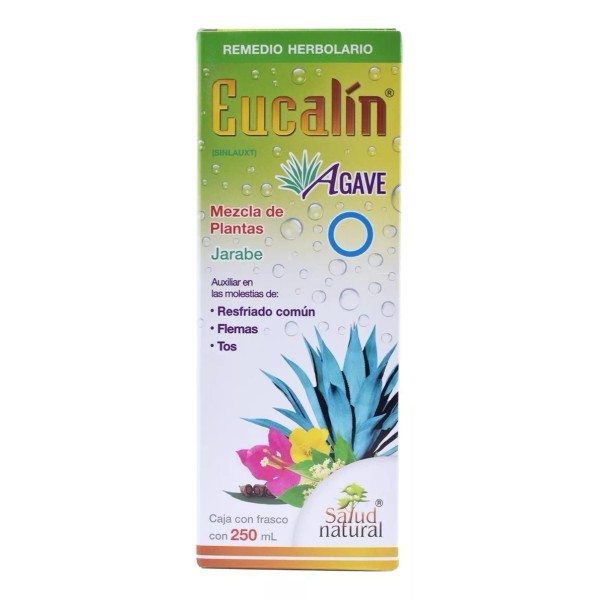Salud Natural Jarabe Eucalin Agave (resfriado Común, Tos) Salud Natural