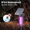 Lámpara solar para insectos al aire última intervensión para mosquitos,