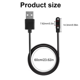 4pcs Watch Charger for Cosmo, Magnetic Watch Charging Cable Compatible with Cosmo JrTrack JrTrack 4/3/2/SE