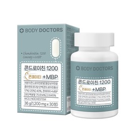 Body Doctors Chondroitin 1200 Conlate + MBP 30 tablets x 6 boxes / 바디닥터스 콘드로이친 1200 콘레이티 +MBP 30정 x 6박스