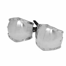Lord of Battles Medieval Armor Steel Elbow Guard Protection Cops Historical Armour Perfect for Knight Costume in LARP, Cosplay, Medieval Events - 16 Gauge