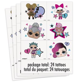 LOL Surprise Tattoos - Pack of 24 | Ultimate Party Favors for Kids - Perfect for Birthday & Themed Celebrations
