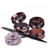 4 in 1 Gel Eyeliner and Eyebrow Powder Kit Brown