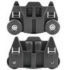 Dishwasher Wheels Lower Rack with Steel Screws Compatible for Whirlpool/Kenmore/Maytag/Kitchenaid/JennAir