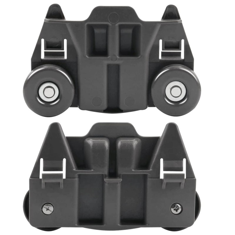 Dishwasher Wheels Lower Rack with Steel Screws Compatible for Whirlpool/Kenmore/Maytag/Kitchenaid/JennAir