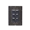 iGoto INOX2016 con 2 apagadores sencillo y 1 apagador escalera