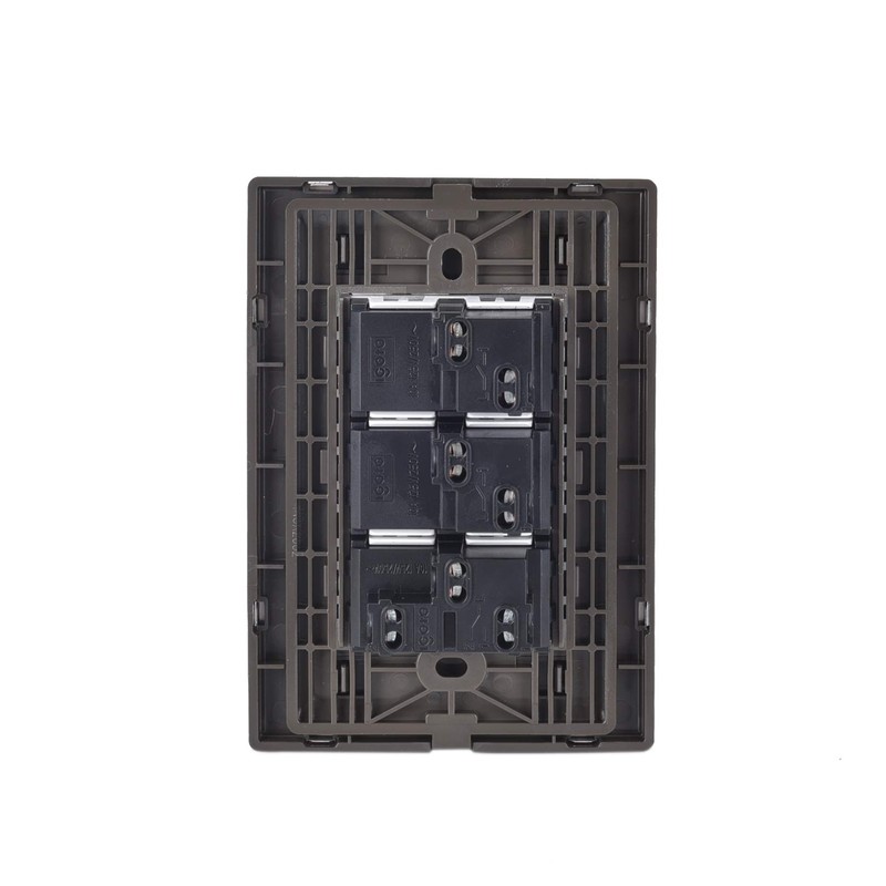 iGoto INOX2016 con 2 apagadores sencillo y 1 apagador escalera