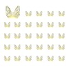 CoCud Mini Resin Butterflies, 0.24" Length, Resin Miniature Dollhouse Accessories