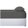 Microfiber Pillow Cases 2 Pack - Plain Dyed Housewife Pillowcases