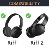 SOULWIT Ersatzpolster Ersatz Ohrpolster für Skullcandy Riff, Riff2 kabelgebundene/kabellose On-Ear-Kopfhörer,