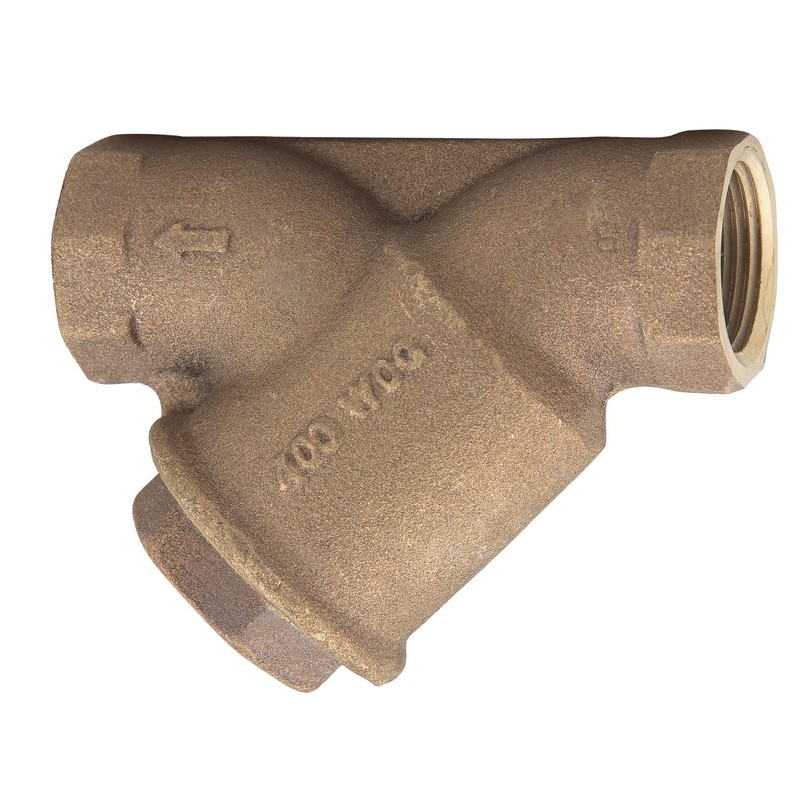 Watts LF777M1-20 Wye Pattern Strainer, 3/8 Inch, Threaded End Connections,