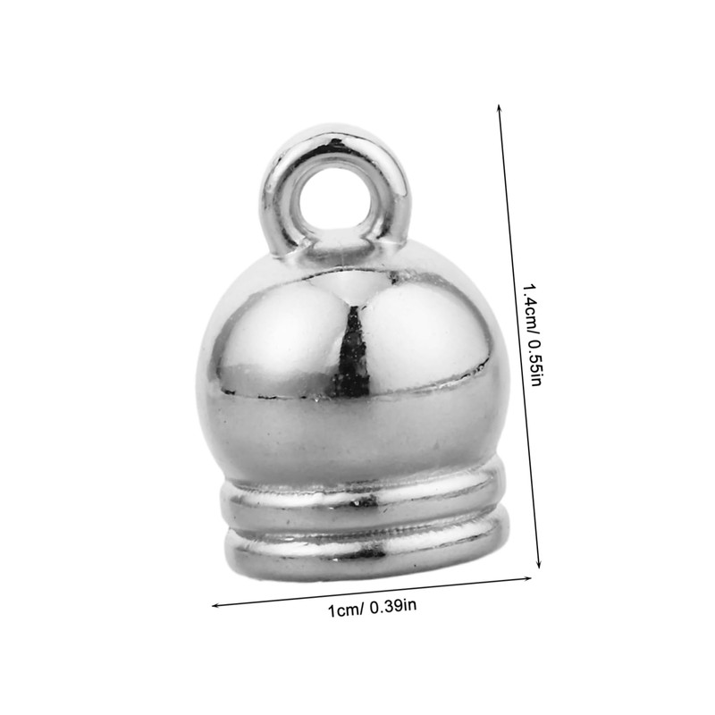 OHPHCALL Jewelry Pendant Clock 50pcs Small Bells Connectors for Beadwork