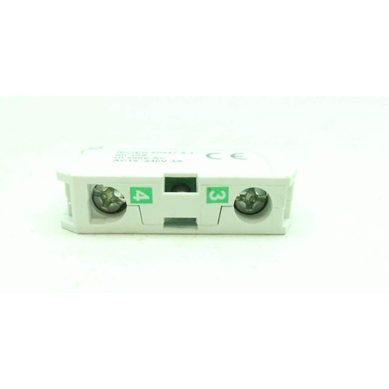 LOT of 3 BACO 33E10 Contact Block 10A 690V-AC