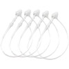 Perco 7 Inch Clear Transparent Hang Tag Snap Lock Pins
