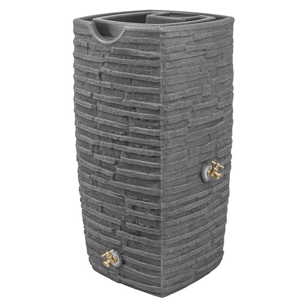 Impressions Riverwalk 50 Gallon Rain Saver - Dark Granite