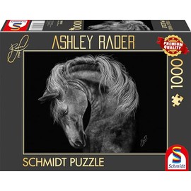 Schmidt Spiele 58543 Power Horse, Under the Sign of Strength, Ashley Rader, 1000 Piece Jigsaw Puzzle, Multi-Coloured