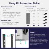 BaseAire Dehumidifier Hanging Kit for Crawl Space & Basement Dehumidifiers