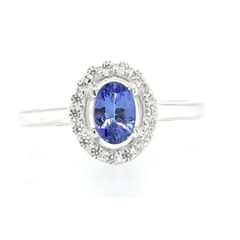Genuine Blue Tanzanite 925 Solid Sterling Silver Engagement Ring Size 5.75, 6, 6.75, 7, 7.75, 8, 8.75, 9