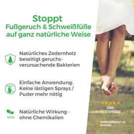 Zederna Cedar Soles Original – Moisture absorbing and comfortable; very effective to eliminate sweaty feet issues and shoe odour; all-natural cedarwood shoe insoles/ inserts (Pack of 3 - EU 39)