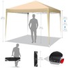 COBIZI 10x10 Ez Pop Up Canopy Tent, UPF 50+ Waterproof
