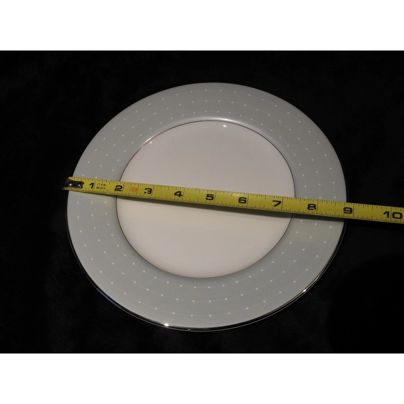 Waterford Monique Lhuillier Etoile Platinum Blue Accent Plate 9" NEW
