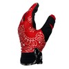 Live Fast Red Paisley Motorcycle Gloves M - Best Mountain