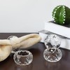 kitCom Crystal Napkin Ring Holders Set of 12, Luxury Crystal