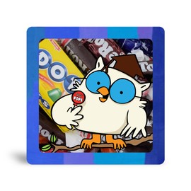 Sunlight Art Tootsie Roll Suncatcher 11"x11" Window Panel, Sunlit Splendor Reminds of The Fun of Tootsie Roll Candy in a Beautiful Window Display, Similar to Stained Glass Art