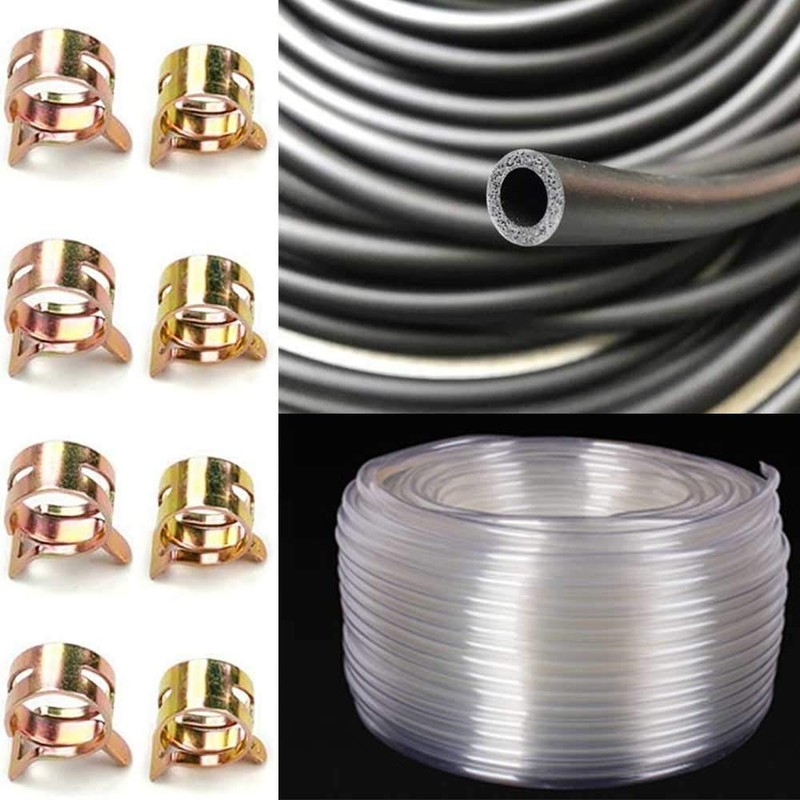 50PCS 5 Size Hose Clips Spring Hose Clamps Mini Fuel