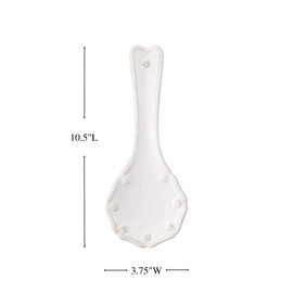 Juliska Berry & Thread Spoon Rest - Whitewash