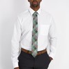Haggar Men's Buffalo Check Pattern Self-Tie Necktie