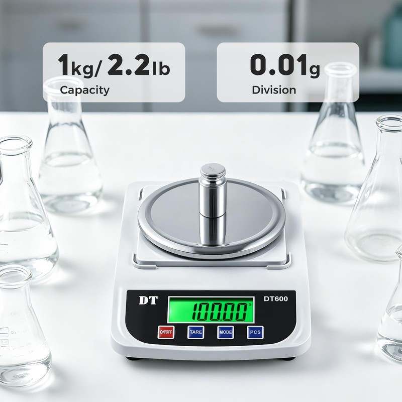 Bonvoisin Lab Scale 1000g x 0.01g Precision Electronic Scientific Scale