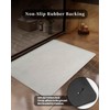 YOULTTAN Quick Dry Bath Mat 24"x16" - Absorbent, Soft, Anti-Slip,