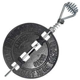 BM0051-A 6" Cast Iron Stove Pipe Damper