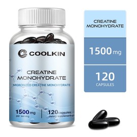 Creatine Monohydrate Pure Micronized Original Muscle Strengthening Exercise Supports Endurance and Energy Enhancement Strengthens Immunity 120 Capsules, 3 Count, 60 Tablets / 크레아틴 모노하이드레이트 순수 미크론화 오리지널 근육 강화 운동 지구력 및 에너지 증진 지원 면역력 강화 120캡슐, 3개, 60정
