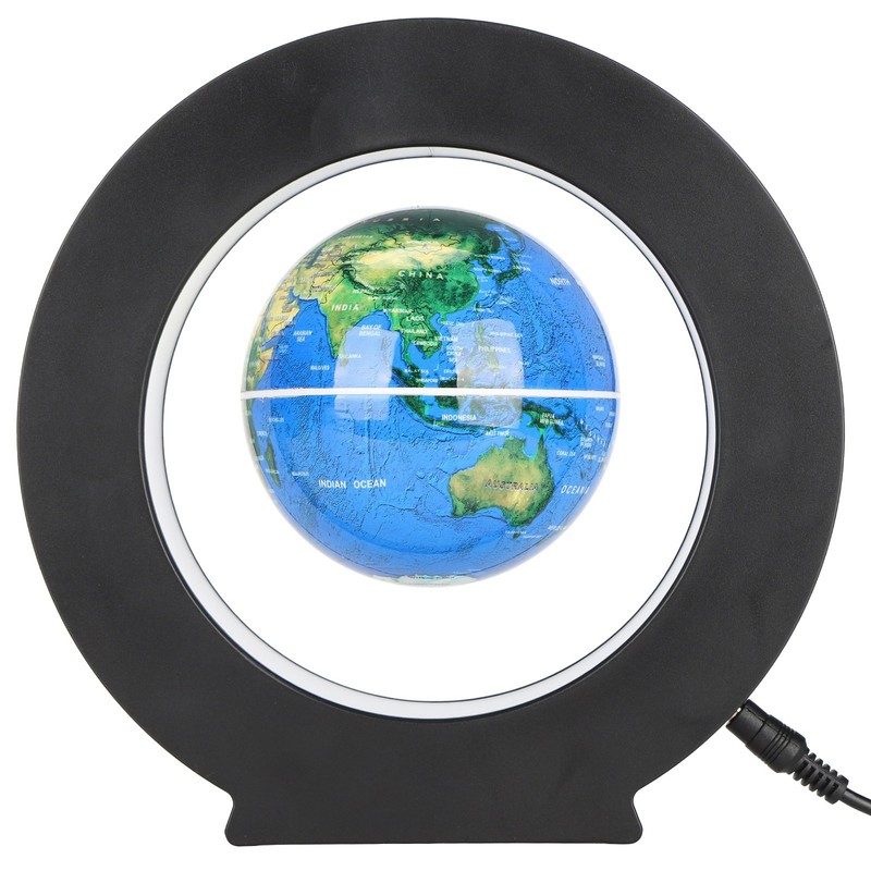 Magnetic Levitation Globe OShap Base World Map Desktop Ball Ornament