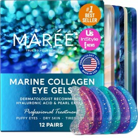 MAREE Eye Gels - Under Eye Gels for Puffy Eyes and Dark Circles with Natural ...