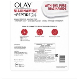 Olay regenerist Niacinamide + peptide 24 Face Moisturizer , 2pk /1.7 Oz