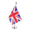 VILLFUL British Desk Flag with Base Uk Flag for Office