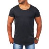 Young & Rich 1702 Men's Plain T-Shirt with Deep Crew