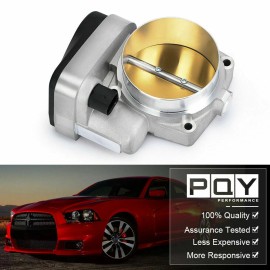 PQY Performance 90mm Throttle Body for 2005-2012 Dodge Ram Chrysler 300C 5.7L 6.1L