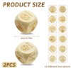 2 PCS Wooden Food Decision Dice Valentines Date Night Dice