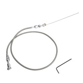 Throttle Cable, Akozon 36 Inch Stainless Steel Throttle Cable Replacement for LS1 4.8/5.3/6.0L Engines 1999-2007