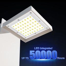 Inowel Outdoor Wall Sconce Light Exterior IP54 Waterproof LED Wall Light Fixture White Porch Light Outdoor Wall Mount Lamp Lantern Anti-Rust Aluminum for Patio Garage13W 750Lm 3000K