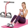 Adjustable Foot Strap Pedal Resistance Band with Handle,Thick TPE 40-45lbs