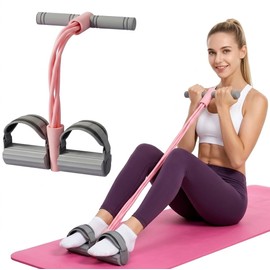 Adjustable Foot Strap Pedal Resistance Band with Handle,Thick TPE 40-45lbs